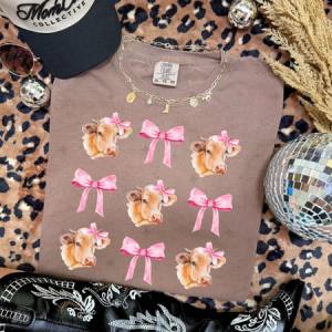 COQUETTE COW GRID - DTF TRANSFER