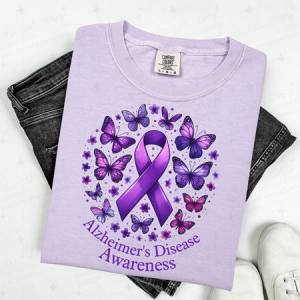 ALZHEIMER'S DISEASE AWARENESS - DTF TRANSFER