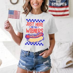 JUST HERE FOR THE WIENERS - DTF TRANSFER