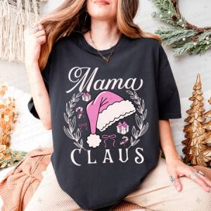 COQUETTE MAMA CLAUS - WHITE - DTF TRANSFER