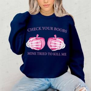 CHECK YOUR BOOBS MINE TRIED TO KILL ME - DTF TRANSFER