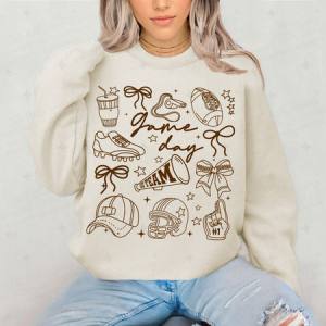 COQUETTE GAME DAY DOODLE - DTF TRANSFER