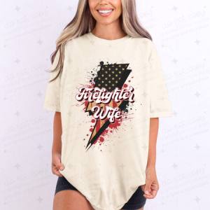 FIREFIGHTER WIFE - DTF TRANSFER