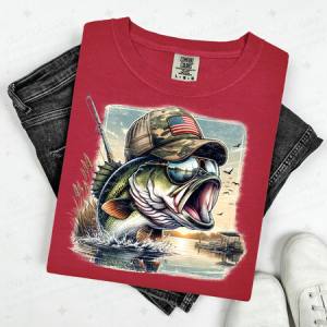 PATRIOTIC BASS - DTF TRANSFER