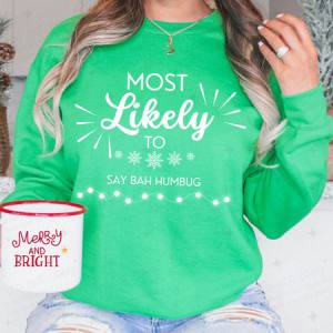 SAY BAH HUMBUG - DTF TRANSFER