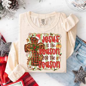 COQUETTE JESUS IS THE REASON FOR THE SEASON - DTF TRANSFER
