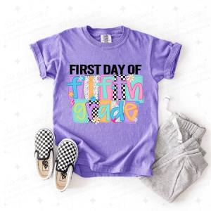 FIRST DAY OF FIFTH GRADE - DTF TRANSFER