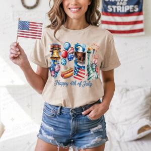 HAPPY 4TH OF JULY - DTF TRANSFER