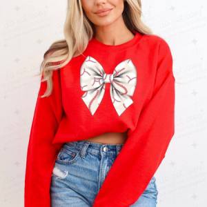 COQUETTE BASEBALL BOW - DTF TRANSFER