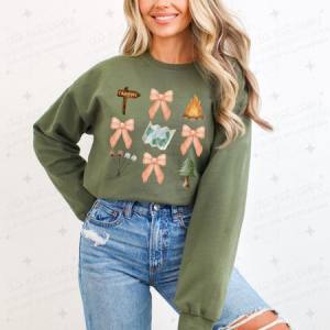 COQUETTE CAMPING GRID - DTF TRANSFER