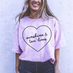 SUNSHINE & TAN LINES - DTF TRANSFER