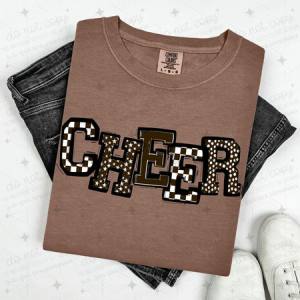 CHEER - BROWN - DTF TRANSFER