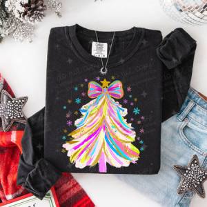 COQUETTE BRUSHSTROKE TREE - DTF TRANSFER