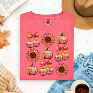 COQUETTE FALL DISCO GRID - DTF TRANSFER