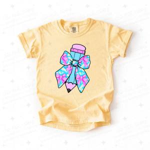 COQUETTE PREPPY PENCIL - DTF TRANSFER