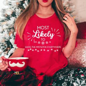 HANG MISTLETOE EVERYWHERE - DTF TRANSFER