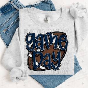 GAME DAY - NAVY BLUE - DTF TRANSFER