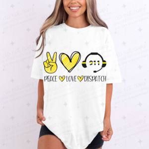PEACE LOVE DISPATCH - DTF TRANSFER