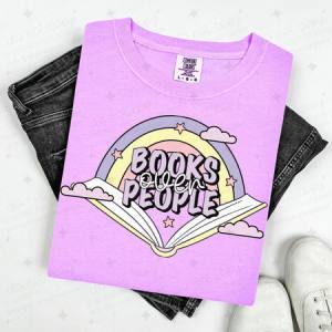 BOOKS OVER PEOPLE - DTF TRANSFER