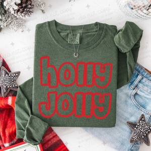 HOLLY JOLLY - DTF TRANSFER