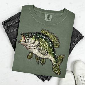 BASS - FAUX RHINESTONES - DTF TRANSFER