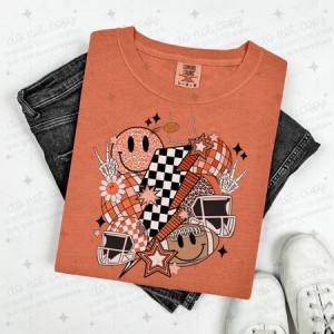 RETRO FOOTBALL - ORANGE - DTF TRANSFER