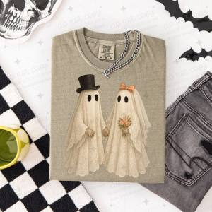 LACE GHOST COUPLE - FAUX LACE - DTF TRANSFER