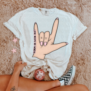 LOVE NEEDS NO WORDS  - DTF TRANSFER