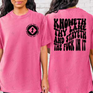 KNOWETH THY LANE *OLLIE & CO. EXCLUSIVE* - FRONT+BACK - DTF TRANSFER
