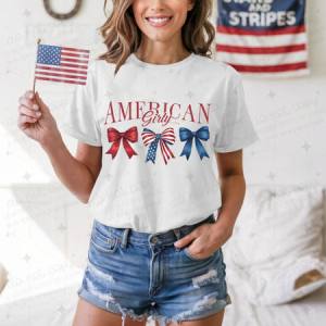 COQUETTE AMERICAN GIRLY - DTF TRANSFER