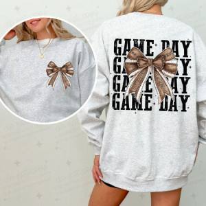 COQUETTE GAME DAY - FRONT+BACK - DTF TRANSFER