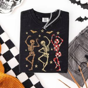 DANCING SKELLIES - DTF TRANSFER