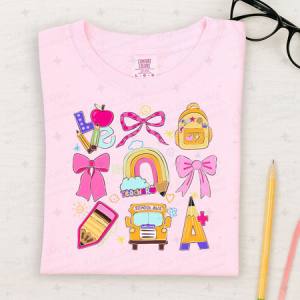 COQUETTE BACK TO SCHOOL GRID - DTF TRANSFER