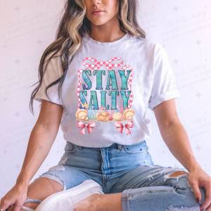 COQUETTE STAY SALTY - DTF TRANSFER