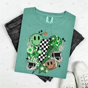 RETRO FOOTBALL - GREEN - DTF TRANSFER