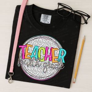 TEACHER FOURTH GRADE - DTF TRANSFER
