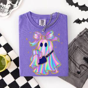 COQUETTE IRIDESCENT BOUJEE GHOST - DTF TRANSFER