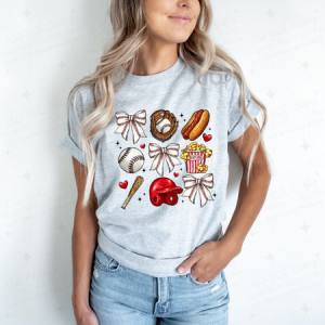 COQUETTE BASEBALL COLLAGE - DTF TRANSFER