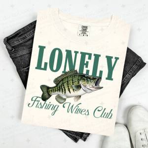 LONELY FISHING WIVES CLUB - DTF TRANSFER