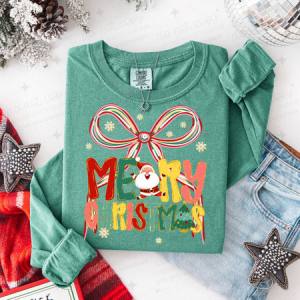 COQUETTE MERRY CHRISTMAS - DTF TRANSFER