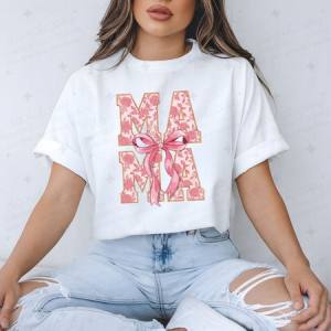 COQUETTE MAMA - FAUX GLITTER - DTF TRANSFER