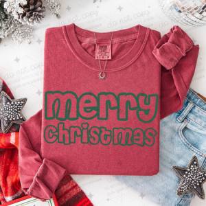 MERRY CHRISTMAS - DTF TRANSFER