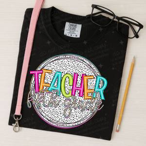 TEACHER FIFTH GRADE - DTF TRANSFER