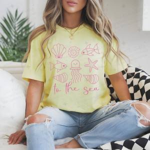 TO THE SEA - DTF TRANSFER