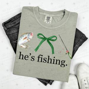 COQUETTE HE'S FISHING - DTF TRANSFER