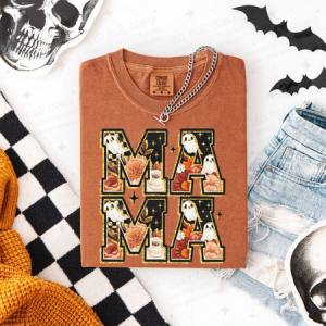 MAMA - FAUX GLITTER - DTF TRANSFER