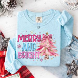 COQUETTE MERRY AND BRIGHT - DTF TRANSFER