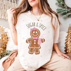 COQUETTE SUGAR & SPICE - FAUX SEQUIN - DTF TRANSFER