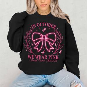 COQUETTE IN OCTOBER WE WEAR PINK - DTF TRANSFER