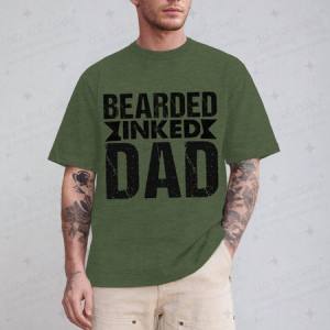 BEARDED INKED DAD - DTF TRANSFER
